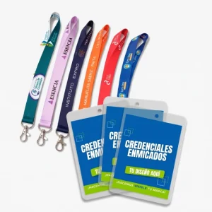 Credencial + lanyard impreso